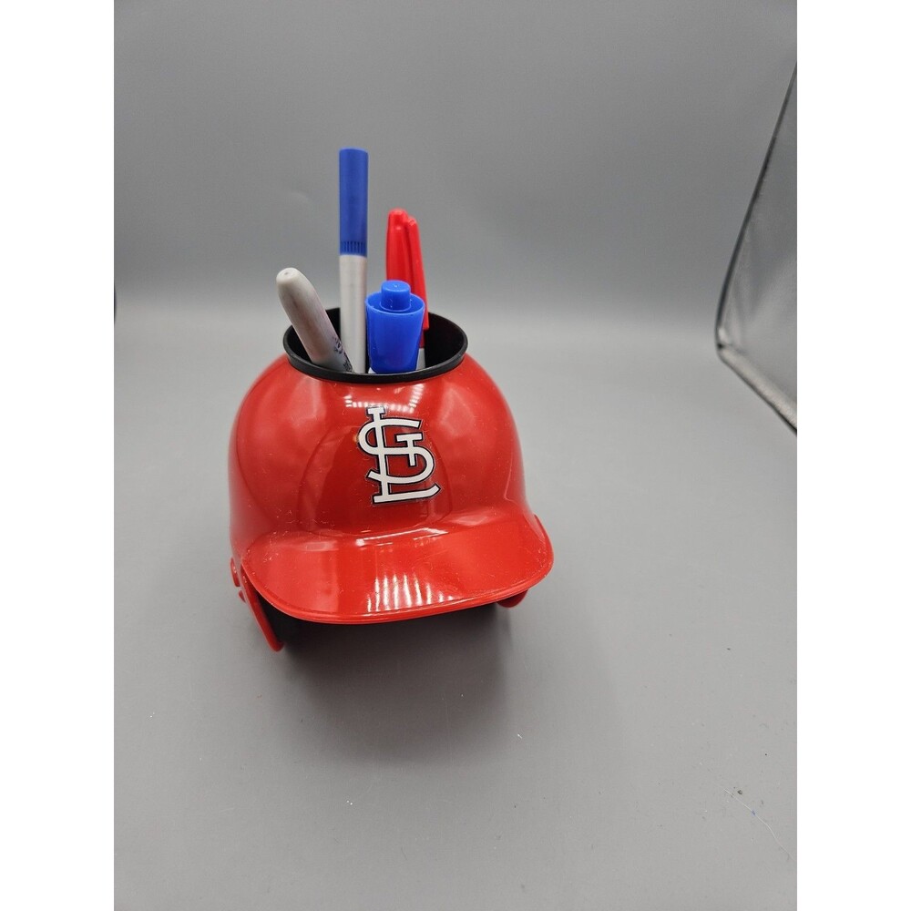 St. Louis Cardinals Schutt Desk Caddy Baseball Batter's Mini Helmet Red MLB